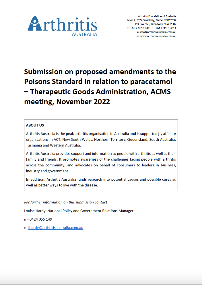 Cover page of submission